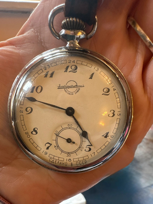 RARE Military Pocket Watch Zlatoust 1958 USSR Soviet Vintage Old Classic