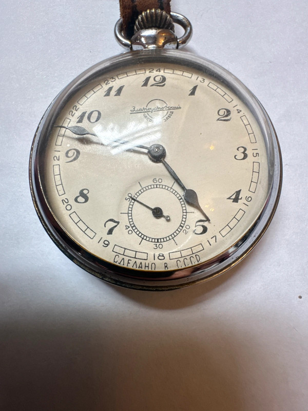 RARE Military Pocket Watch Zlatoust 1958 USSR Soviet Vintage Old Classic