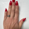 UK M, Incredible Soviet Sterling Silver Ring