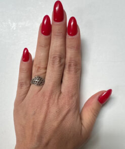 UK M, Incredible Soviet Sterling Silver Ring