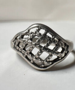 UK M, Incredible Soviet Sterling Silver Ring