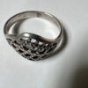 UK M, Incredible Soviet Sterling Silver Ring