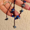 Bracelet with natural lapis lazuli