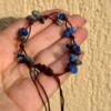 Bracelet with natural lapis lazuli