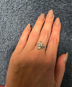 Soviet Sterling silver ring Uk size Q