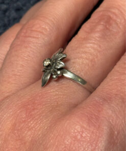 Soviet Sterling silver ring Uk size Q