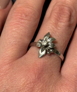 Soviet Sterling silver ring Uk size Q