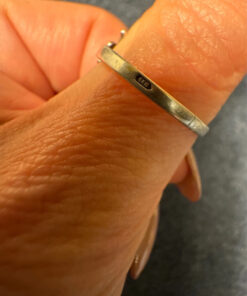 Soviet Sterling silver ring Uk size Q