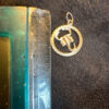 Vintage 925 silver Cancer zodiac pendant (#19)