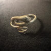 Silver snake ring, size R(#15)