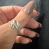 Silver snake ring, size R(#15)