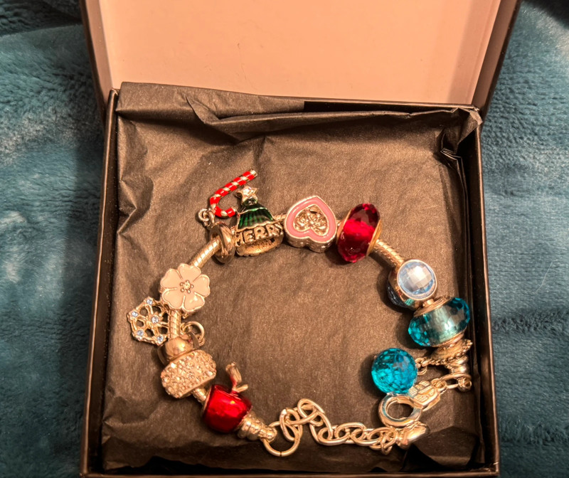 Christmas bracelet, 15 cm, with box