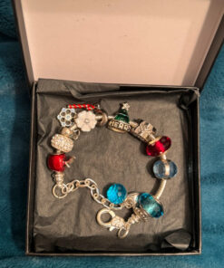 Christmas bracelet, 15 cm, with box