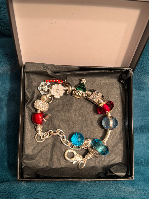 Christmas bracelet, 15 cm, with box