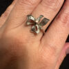 Sterling silver ring Uk size P (#2)
