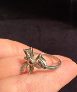 Sterling silver ring Uk size P