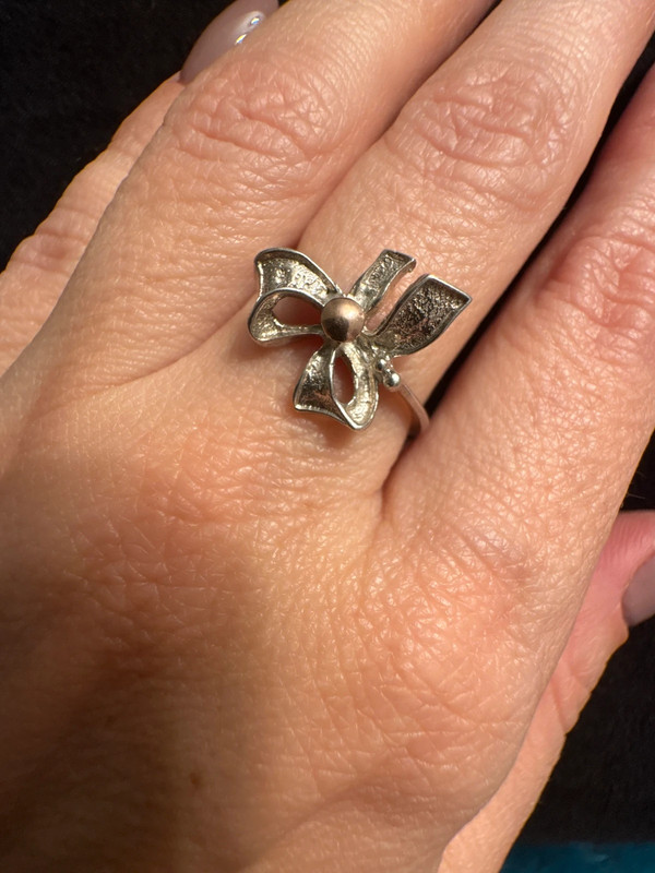 Sterling silver ring Uk size P (#2)