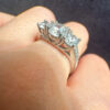 Incredibly beautiful sparkling ring, size O(#2)