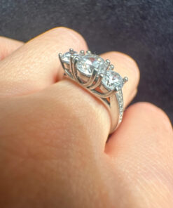 Incredibly beautiful sparkling ring, size O(#2)