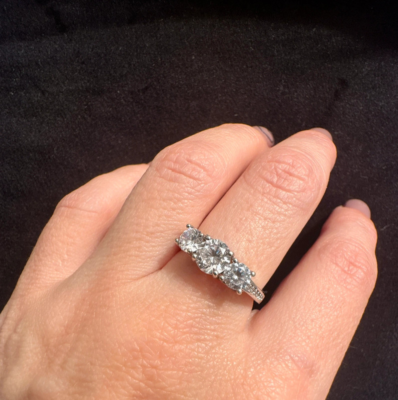 Incredibly beautiful sparkling ring, size O(#2)