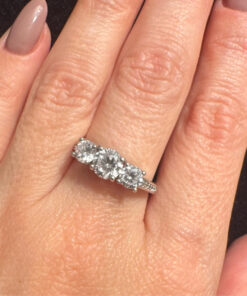 Incredibly beautiful sparkling ring, size O(#2)
