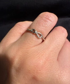Genuine Pandora Infinity Knot Ring Size 48 Uk size I1/2 S925 ALE