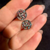 New Silver stud earrings “Tree of Life”#23)