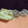 New Silver stud earrings “Tree of Life”#23)