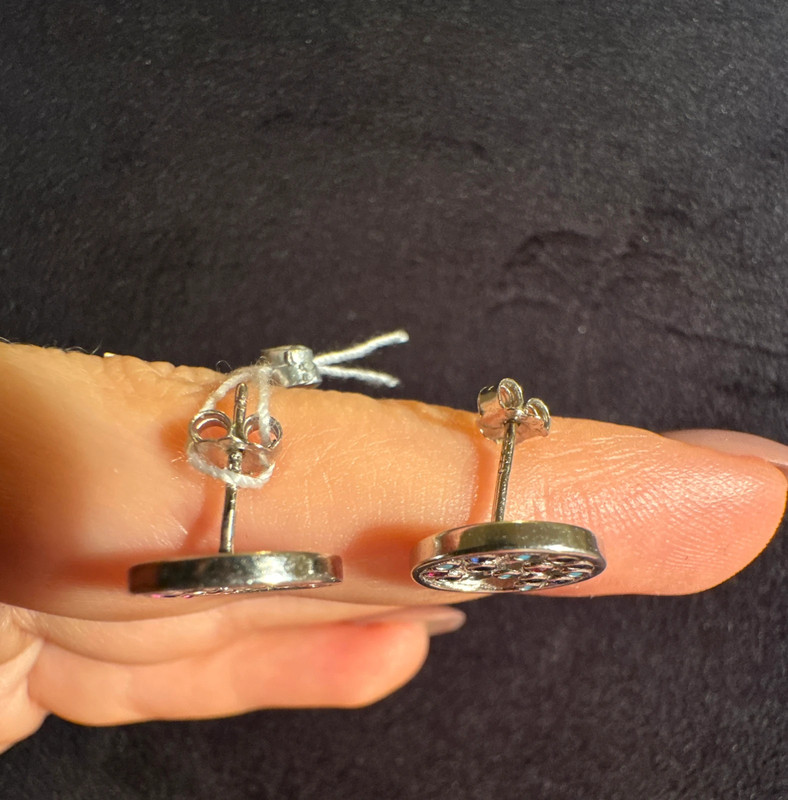 New Silver stud earrings “Tree of Life”#23)