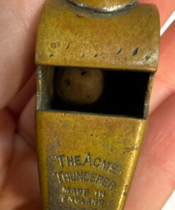 VTG The Acme Thunderer Brass Whistle Made in England