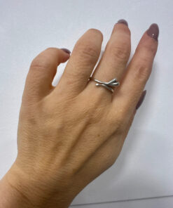 Soviet silver ring, 875 purity, size O