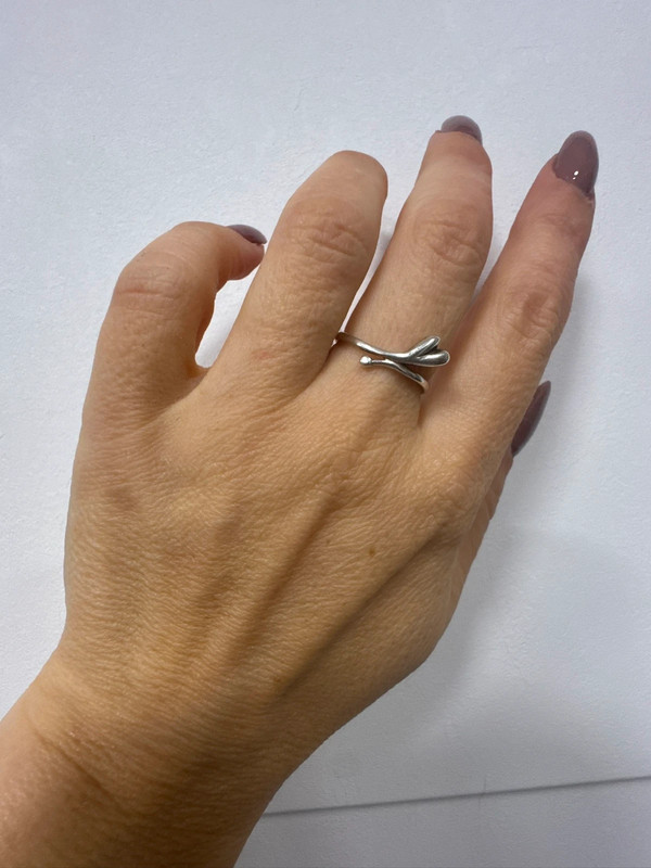 Soviet silver ring, 875 purity, size O#30.
