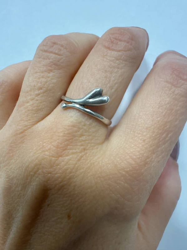Soviet silver ring, 875 purity, size O#30.