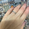 Uk size K, new sterling silver ring #30