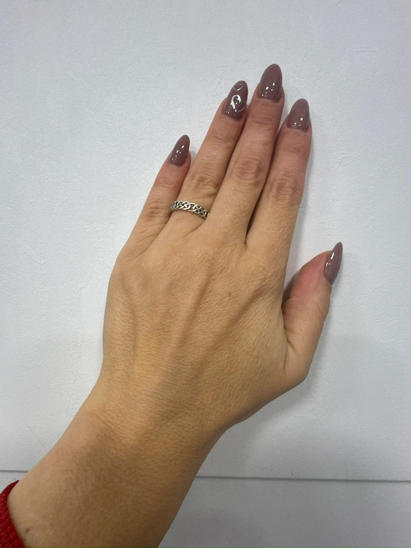 Uk size K, new sterling silver ring #30