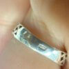 Uk size K, new sterling silver ring #30
