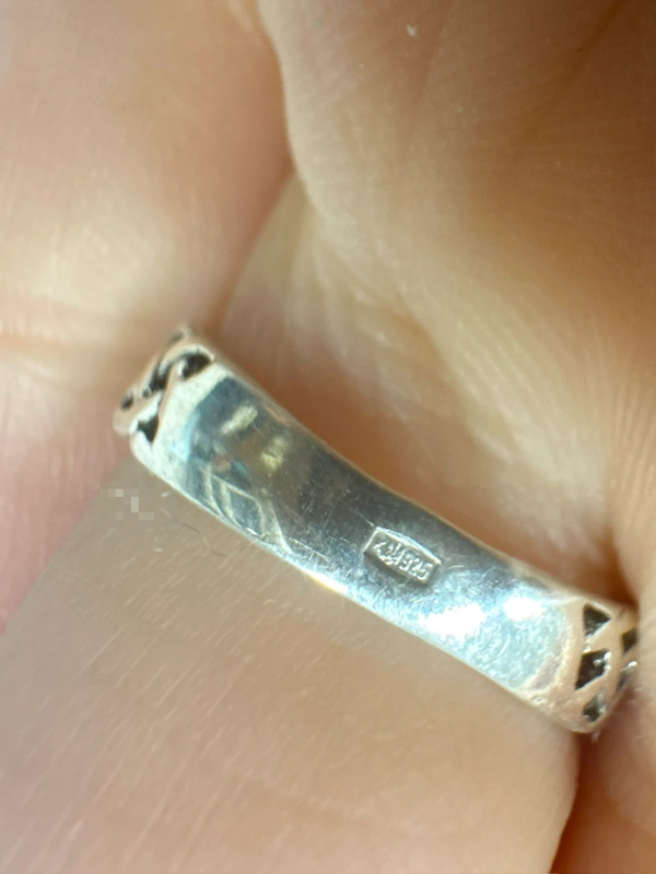 Uk size K, new sterling silver ring #30