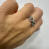 Beautiful sterling silver ring uk size O #30