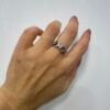 Beautiful sterling silver ring uk size O #30