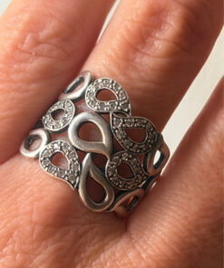 Uk size S1/2 sterling silver high quality ring#41