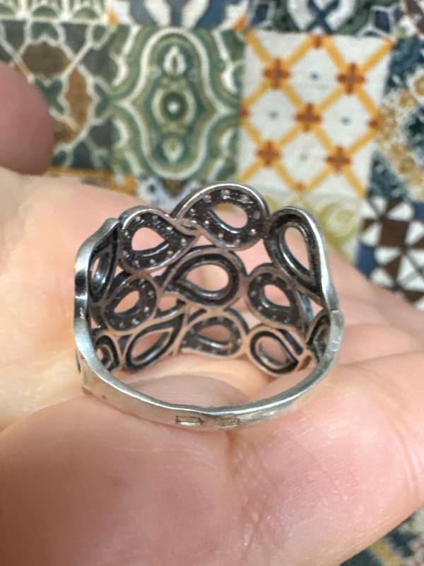 Uk size S1/2 sterling silver high quality ring#41