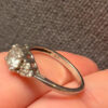 925  Sterling Silver Cz  Ring -UK Size O1/2#40