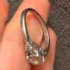 925  Sterling Silver Cz  Ring -UK Size O1/2#40