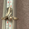 Nickel vintage ring, mid-20th century, Soviet Union, size O #41.