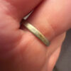 Nickel vintage ring, mid-20th century, Soviet Union, size O #41.