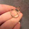 Nickel vintage ring, mid-20th century, Soviet Union, size O #41.
