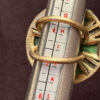 Vintage Miracle Celtic Ring Round Green Stones Scotland In Size I