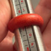 Natural Coral Set Ring Size M1/2 And Bracelet