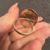 Gorgeous 925 sterling silver ring, size P, with turquoise