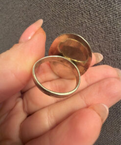 Gorgeous 925 sterling silver ring, size P, with turquoise